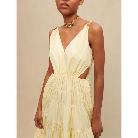 Maje Side Cut Out Maxi Dress NEW - Picture 13 of 13